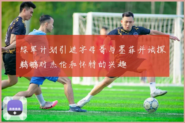 绿军计划引进字母哥与墨菲并试探鹈鹕对杰伦和怀特的兴趣